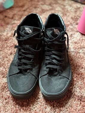 Vans Black High-Top Skate Sneakers